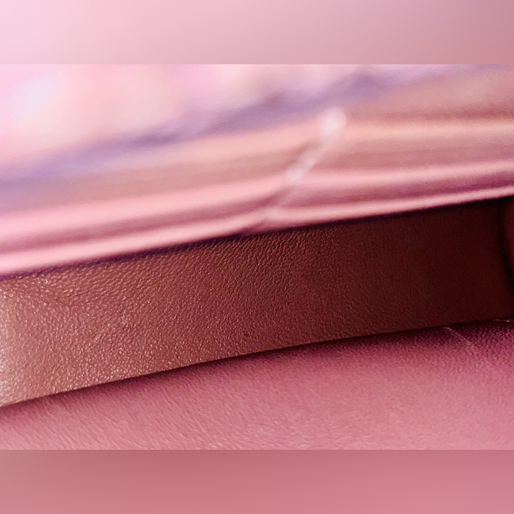 Balenciaga Pink Croc-Embossed Chain Bag - Picture 12 of 15